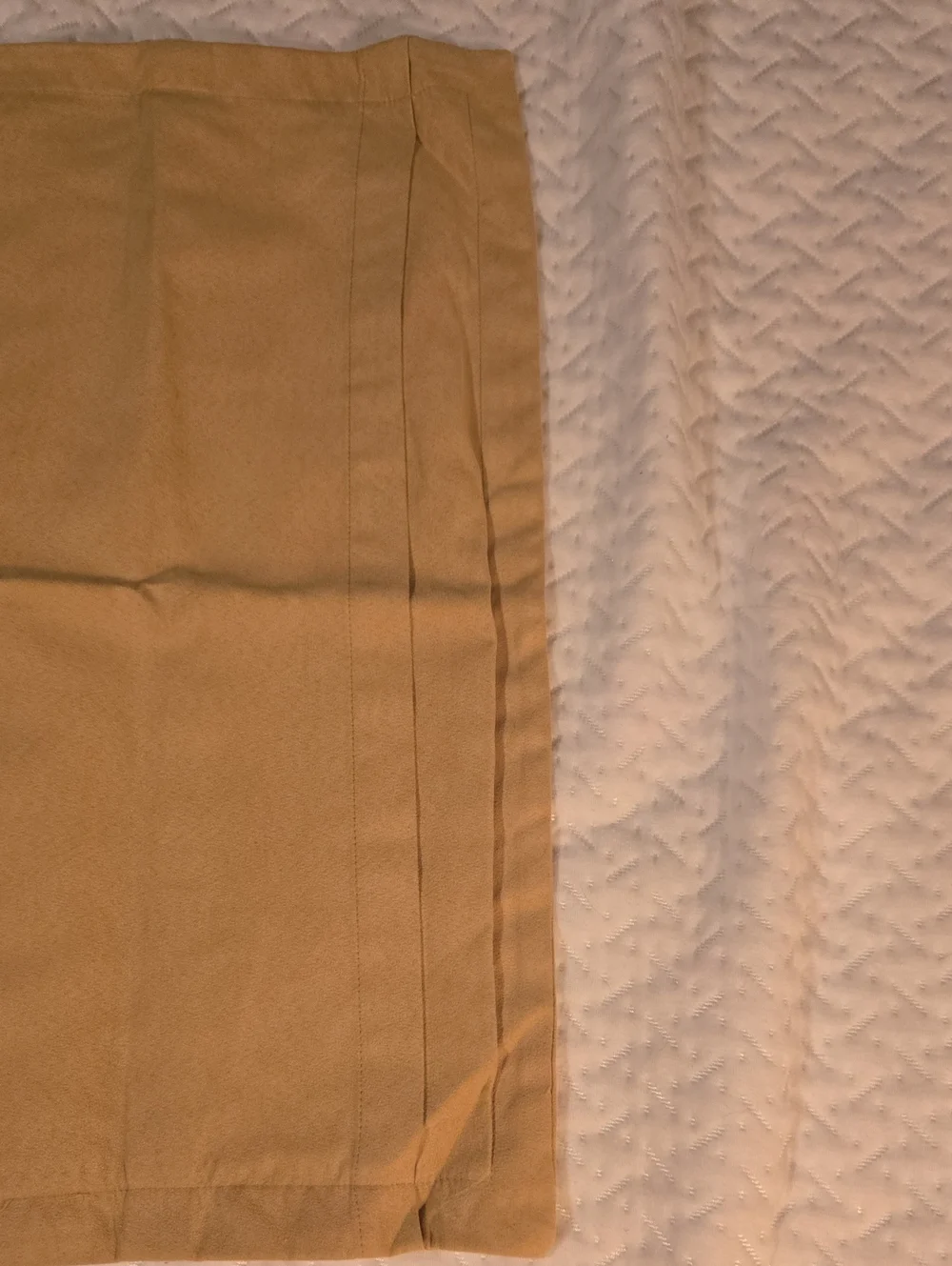 Pottery Barn Tan/Beige Faux Suede Standard Shams Set Of 2